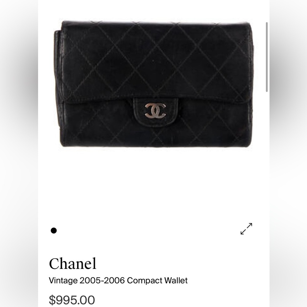 Reserved-CHANEL Matelasse gusseted flap wallet - Picture 17 of 17